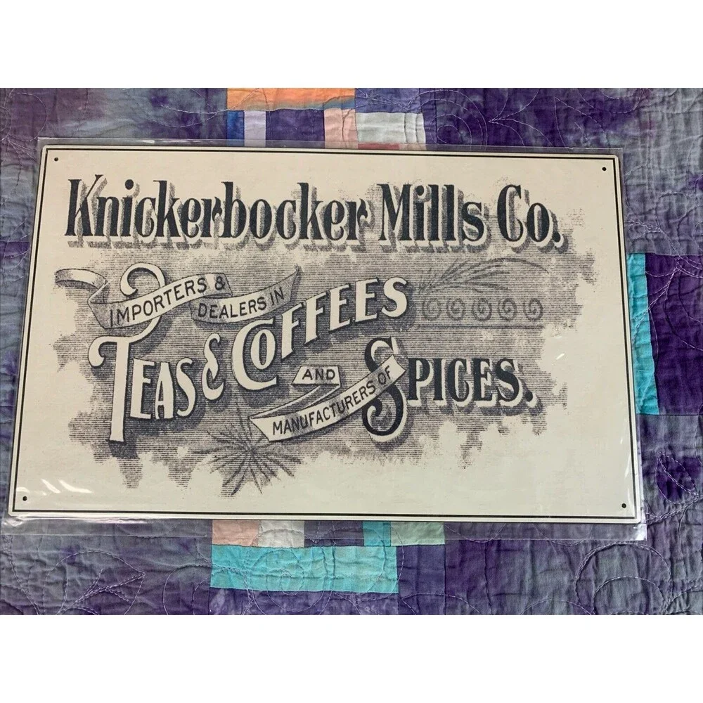 Knickerbocker Mills Co.  Ohio Wholesale Inc 16x10 Rustic Retro Metal Signs Decor